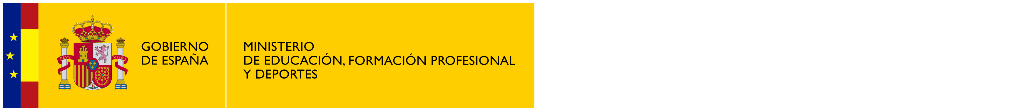 Logo del Ministerio de Educación, Formación Profesional y Deportes